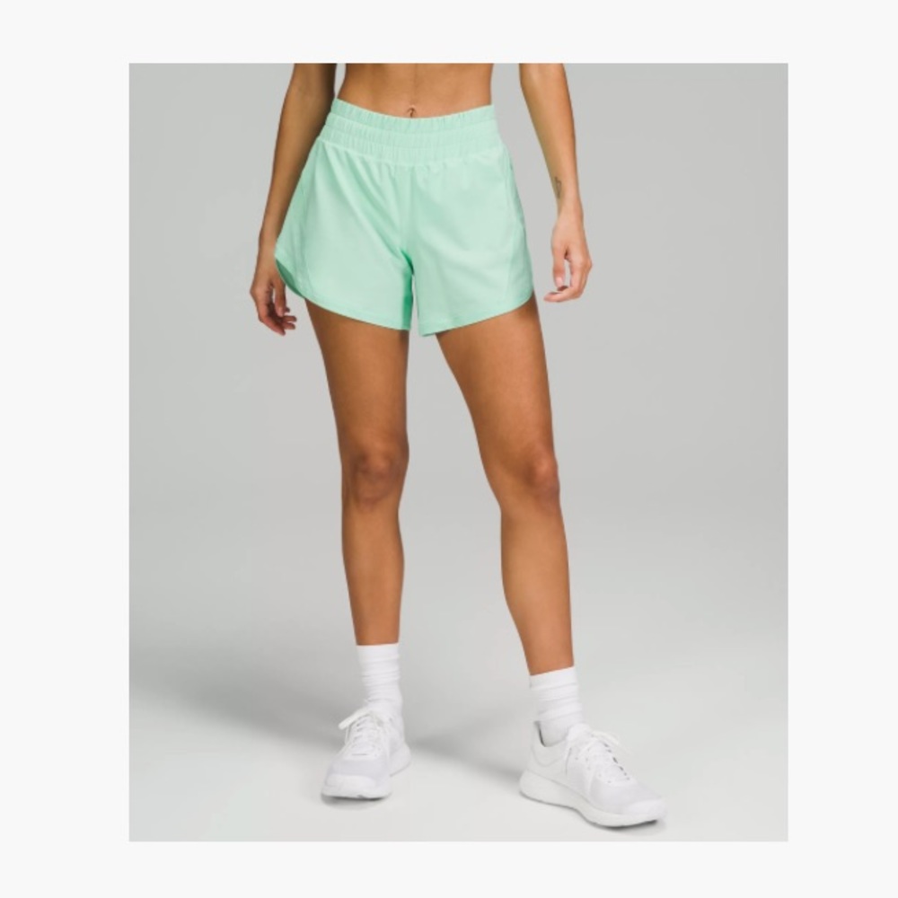 Lululemon Track That Mid Rise Lined Shorts